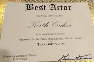 Best Actor award
